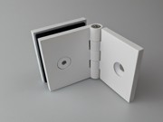 Bracket - Square Adjustable Angle Wall Mount - Matt White